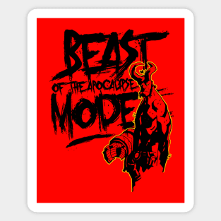 HELLBOY BEAST of the Apocalypse MODE Sticker